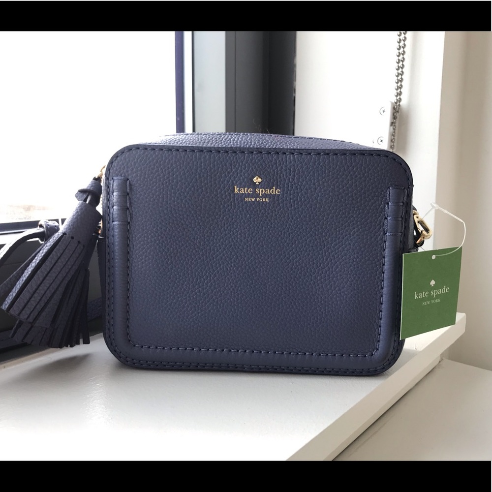 Kate Spade Arla crossbody handbag in Oyster Blue